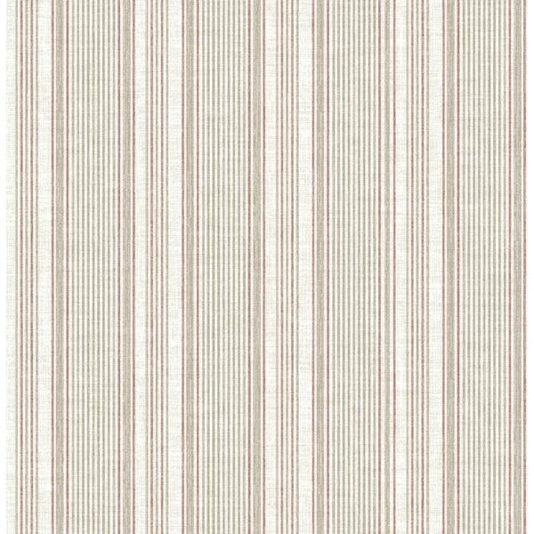a street prints Ayanna Rust Striped Wallpaper