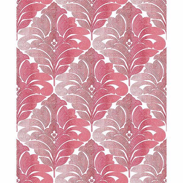 a street prints Balangan Red Damask Wallpaper