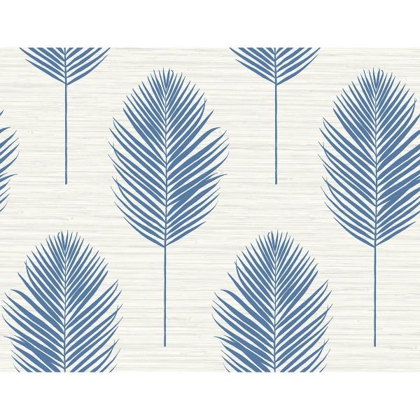 a street prints Bali Blue Fern Wallpaper