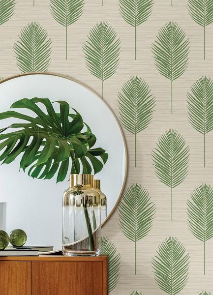 A Street Prints Bali Green Fern Wallpaper