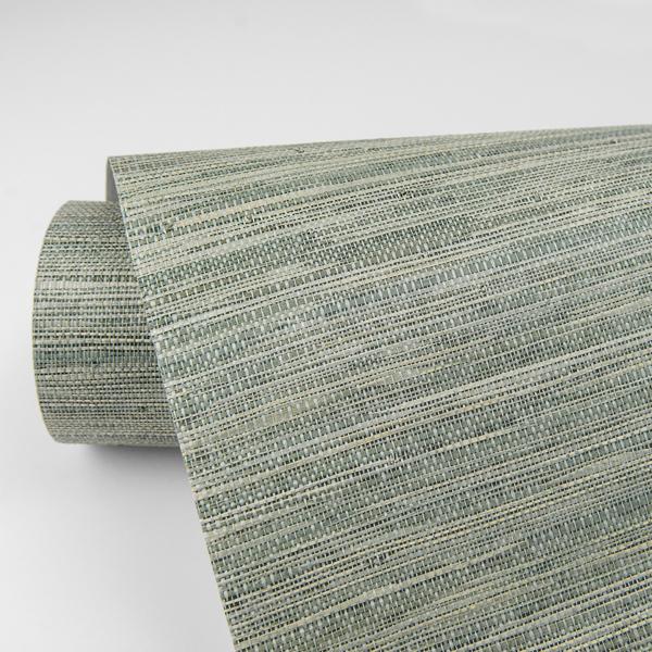 A Street Prints Batad Green Grasscloth Wallpaper