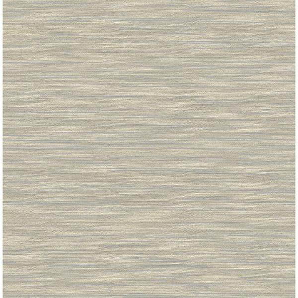 a street prints Benson Taupe Faux Fabric Wallpaper