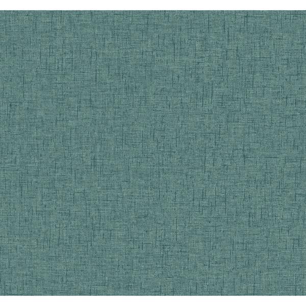a street prints Bentley Teal Faux Linen Wallpaper