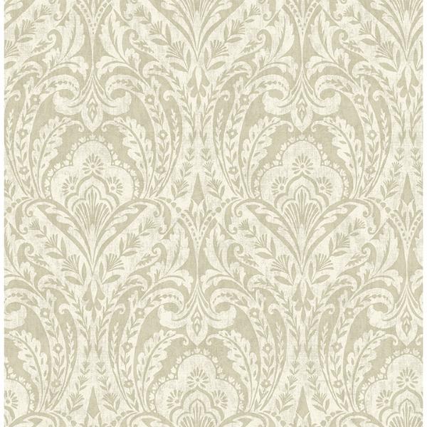 a street prints Berkshire Beige Damask Wallpaper