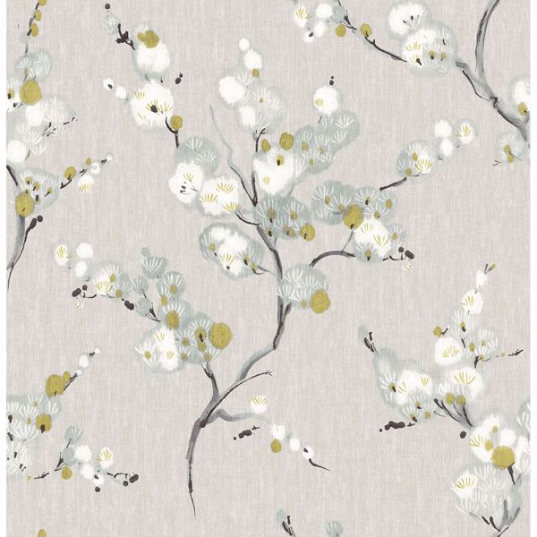 a street prints Bliss Blue Blossom Wallpaper