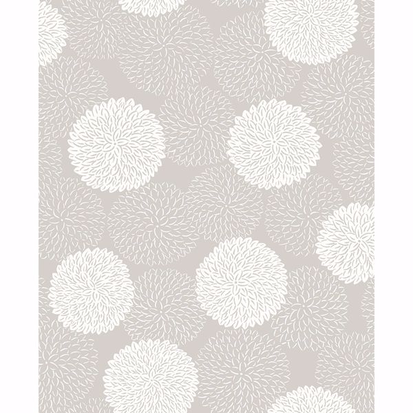 a street prints Blithe Taupe Floral Wallpaper