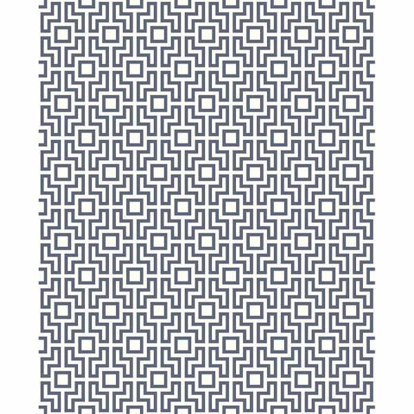 a street prints Boxwood Blue Geometric Wallpaper