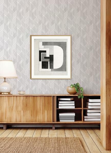A Street Prints Bryant Black Crosshatch Wallpaper