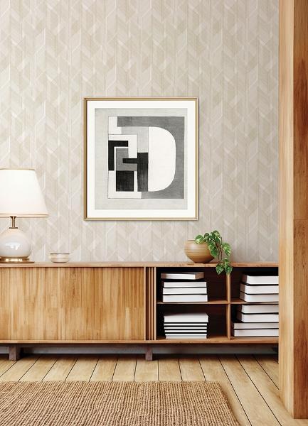 A Street Prints Bryant Gold Crosshatch Wallpaper