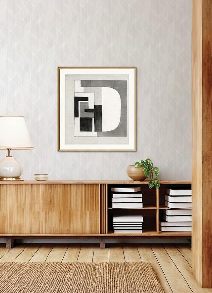 A Street Prints Bryant Silver Crosshatch Wallpaper