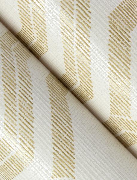 A Street Prints Burton Gold Modern Ogee Wallpaper