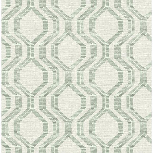 a street prints Burton Green Modern Ogee Wallpaper