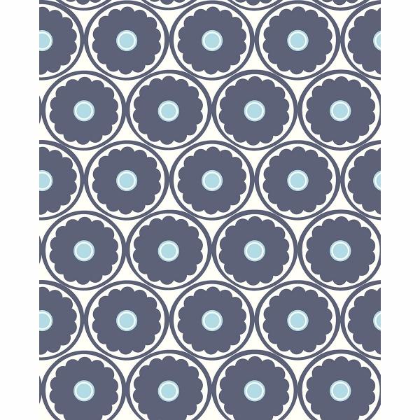a street prints Buttercup Blue Flower Wallpaper