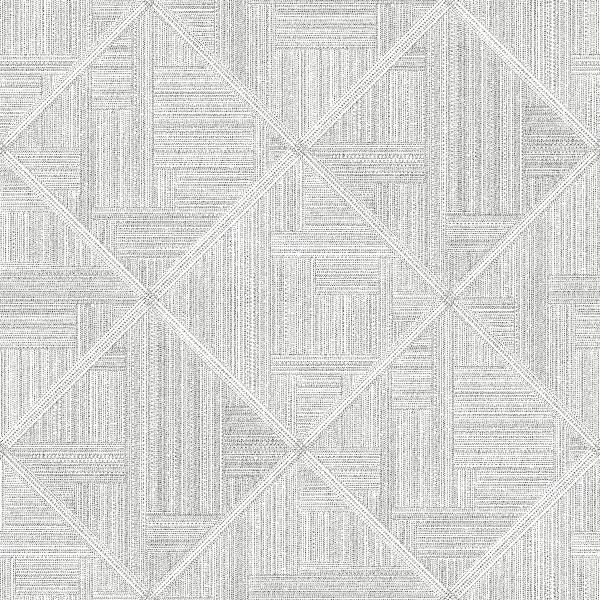 a street prints Cade Grey Geometric Wallpaper