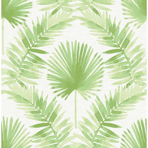 a street prints Calla Green Painted Palm Wallpaper
