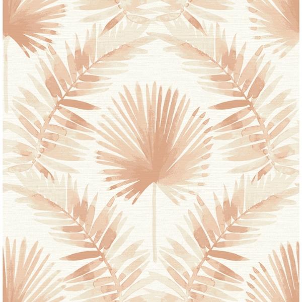 a street prints Calla Rust Painted Palm Wallpaper