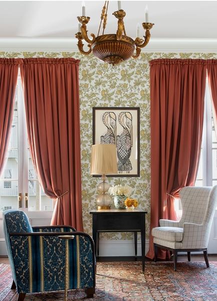 A Street Prints Cecilia Honey Fruit Wallpaper