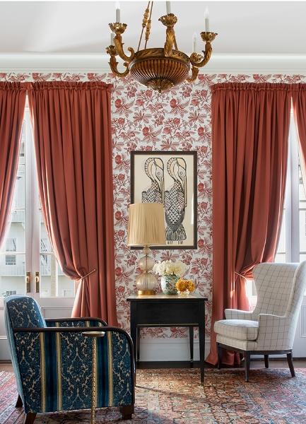 A Street Prints Cecilia Red Fruit Wallpaper