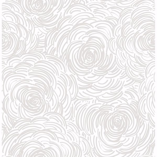 a street prints Celestial Taupe Floral Wallpaper