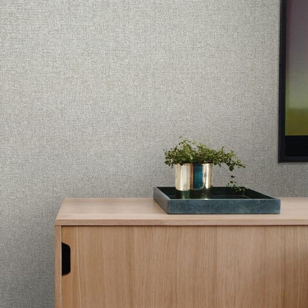 A Street Prints Chiang Grey Grasscloth Wallpaper