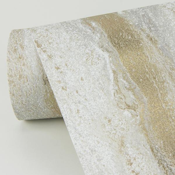 a street prints Delesse Gold Marbled Wallpaper