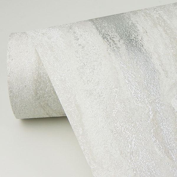 A Street Prints Delesse Platinum Marbled Wallpaper