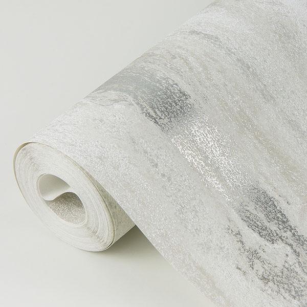 A Street Prints Delesse Platinum Marbled Wallpaper
