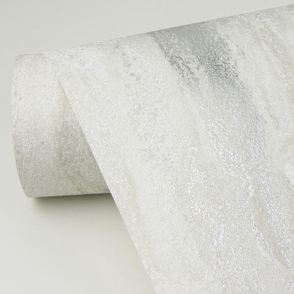 a street prints Delesse Platinum Marbled Wallpaper