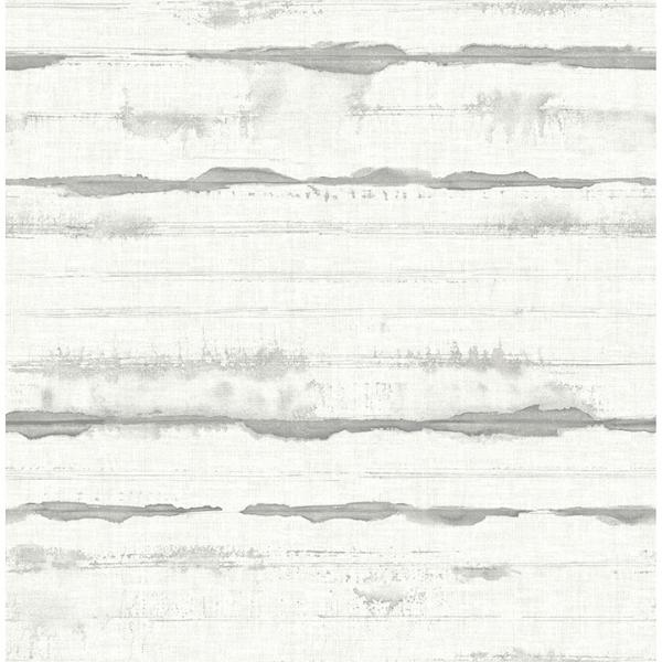 a street prints Destin Grey Stripe Wallpaper