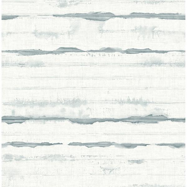 a street prints Destin Teal Stripe Wallpaper