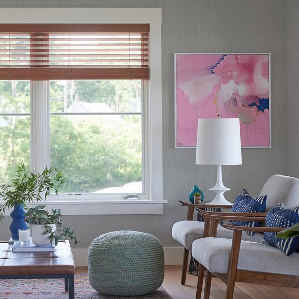 A Street Prints Dunstan Grey Basketweave Wallpaper