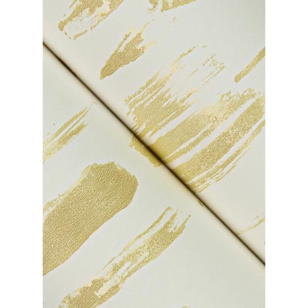 A Street Prints Dwell Gold Brushstrokes Wallpaper