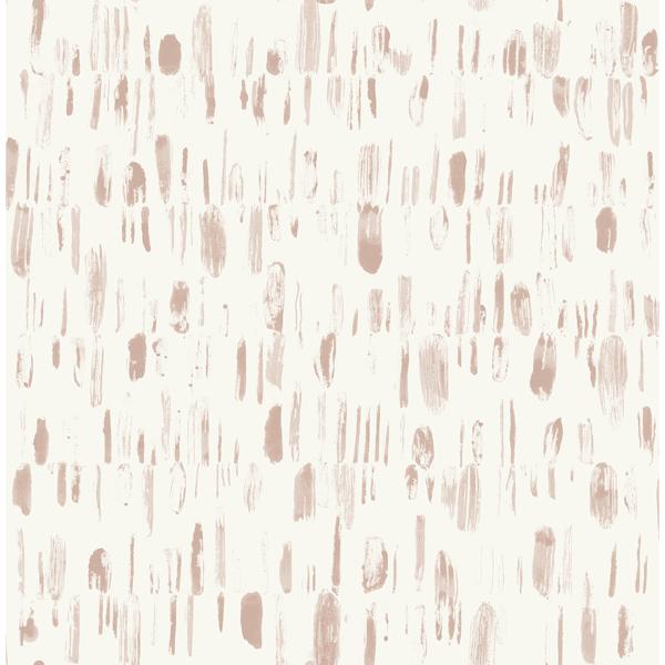 a street prints Dwell Pink Brushstrokes Wallpaper