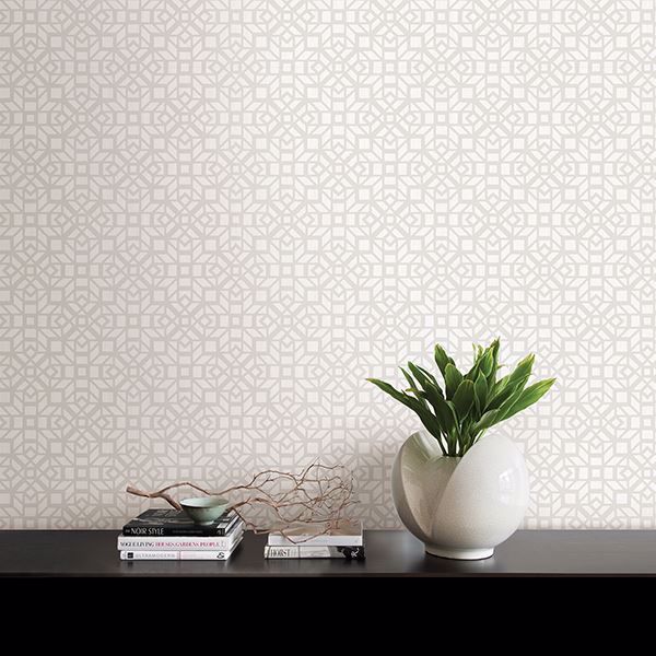 A Street Prints Element Neutral Mosaic Wallpaper