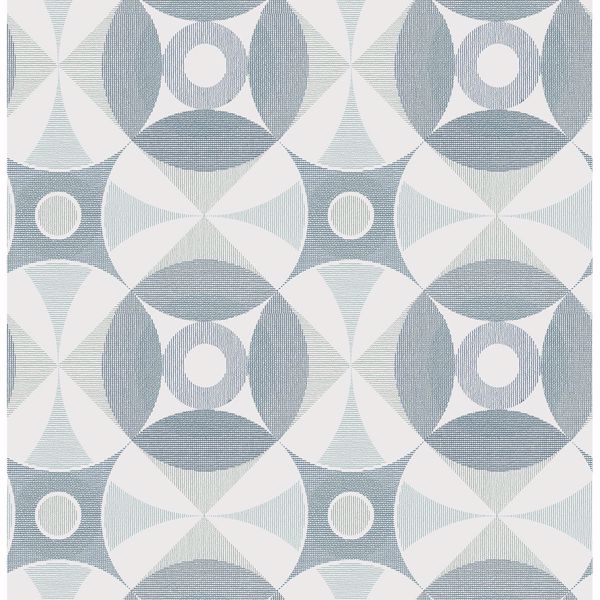 a street prints Ellis Teal Geometric Wallpaper