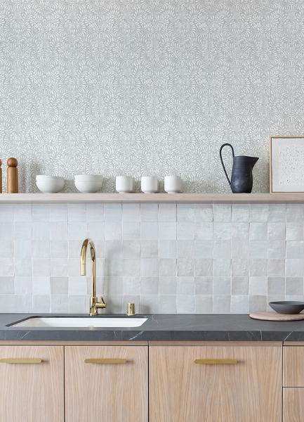 A Street Prints Elma Sterling Fiddlehead Wallpaper