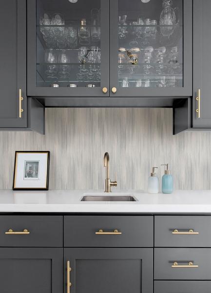 A Street Prints Elysian Sky Blue Ikat Wallpaper