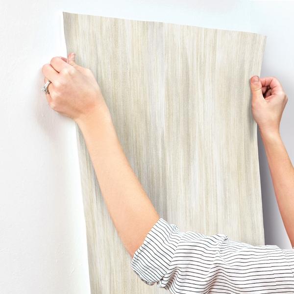 A Street Prints Elysian Wheat Ikat Wallpaper