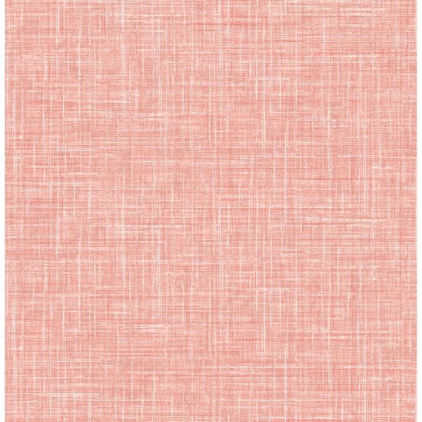 a street prints Emerson Coral Linen Wallpaper