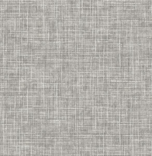 a street prints Emerson Grey Faux Linen Wallpaper