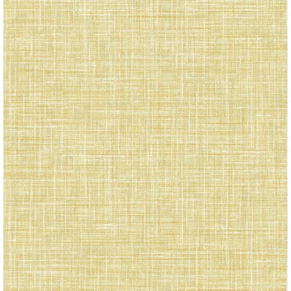 a street prints Emerson Yellow Linen Wallpaper