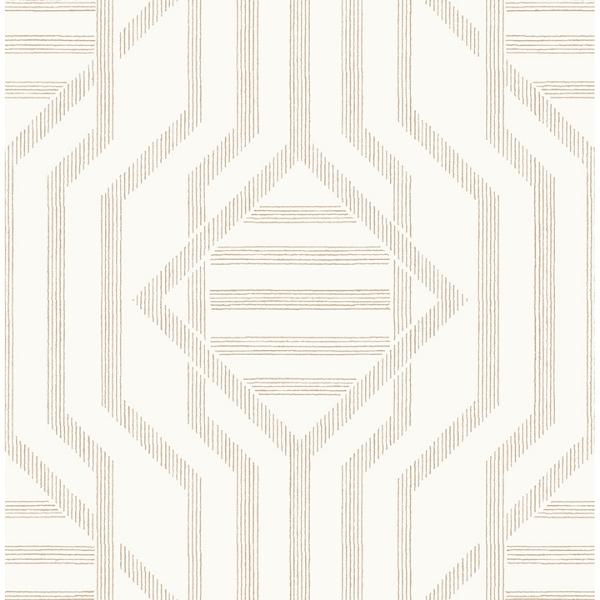 a street prints Essex Wheat Geometric Wallpaper