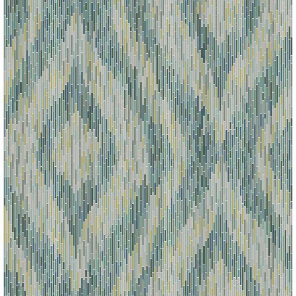 a street prints Ethereal Green Ogee Wallpaper