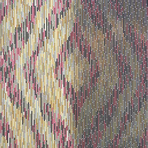 A Street Prints Ethereal Red Ogee Wallpaper