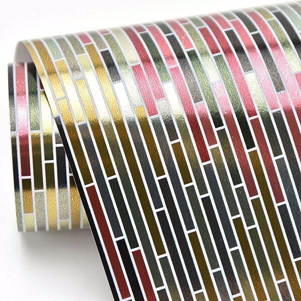 A Street Prints Ethereal Red Ogee Wallpaper