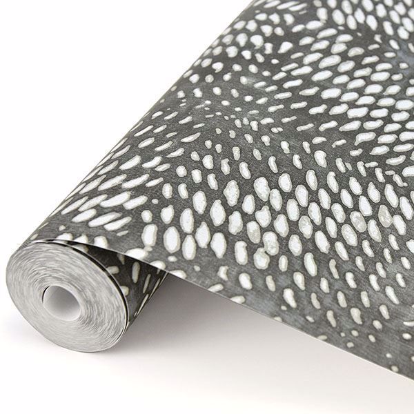 A Street Prints Ethos Pewter Abstract Wallpaper
