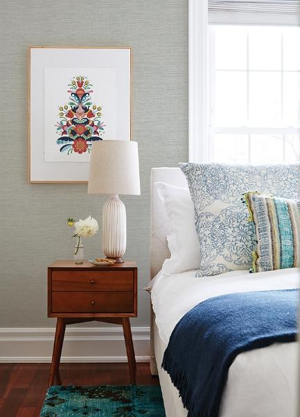 A Street Prints Exhale Seafoam Texture Wallpaper