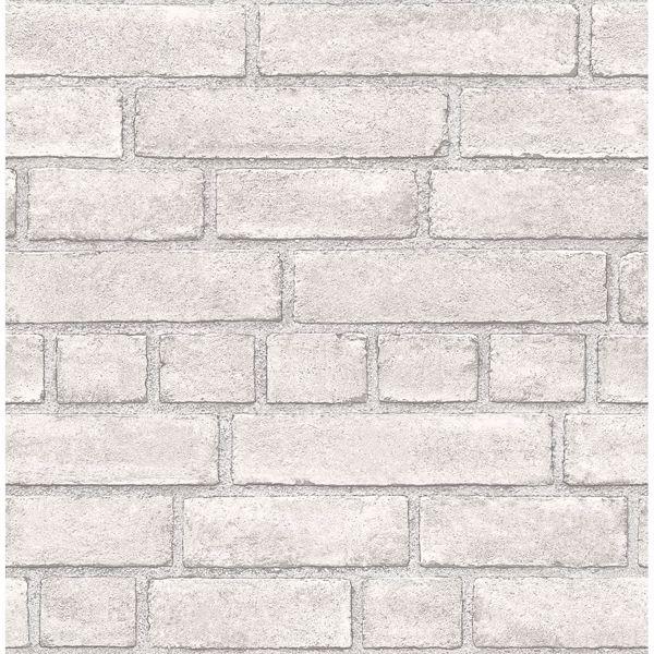 a street prints Façade Dove Brick Wallpaper