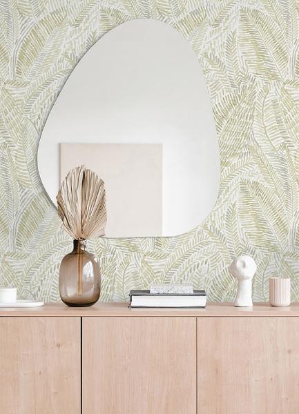 A Street Prints Fildia Honey Botanical Wallpaper