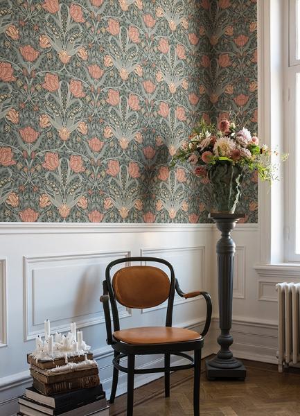 A Street Prints Fillippa Sage Tulip Wallpaper